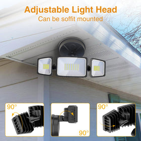 Onforu 75W flood light IP65 rating withstands rain and snow