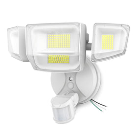 Onforu 90W flood light, front view for bright driveway illumination and security