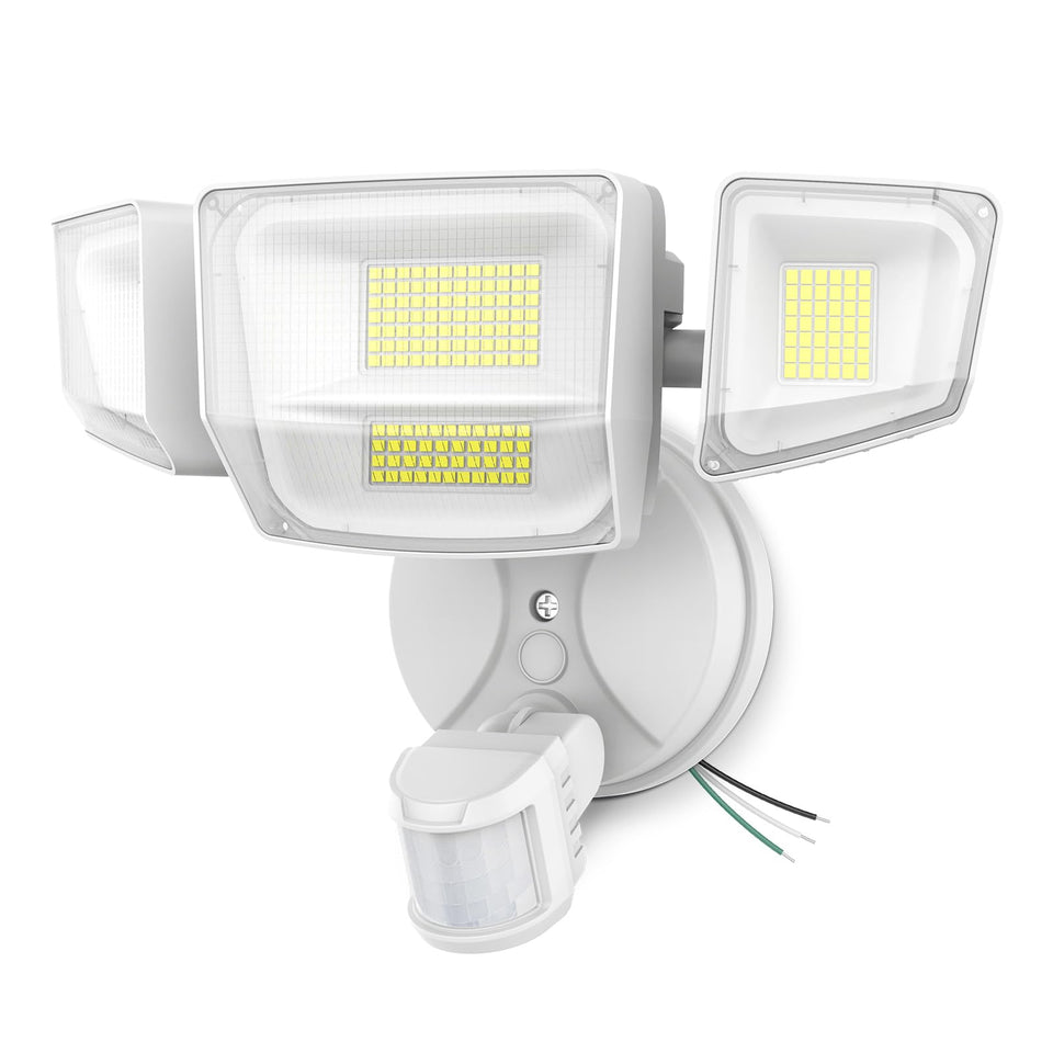 Onforu 90W flood light, front view for bright driveway illumination and security