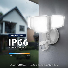 Onforu adjustable heads target entryways with glare-free brightness