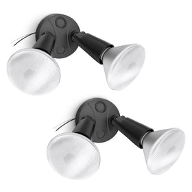 Onforu twin PAR flood light with tilt and rotate for precise outdoor illumination.