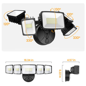 Onforu durable aluminum body with rear cooling fins for long-term reliability.