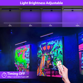 Onforu blacklight bar indicator light shows charging status for easy power management.