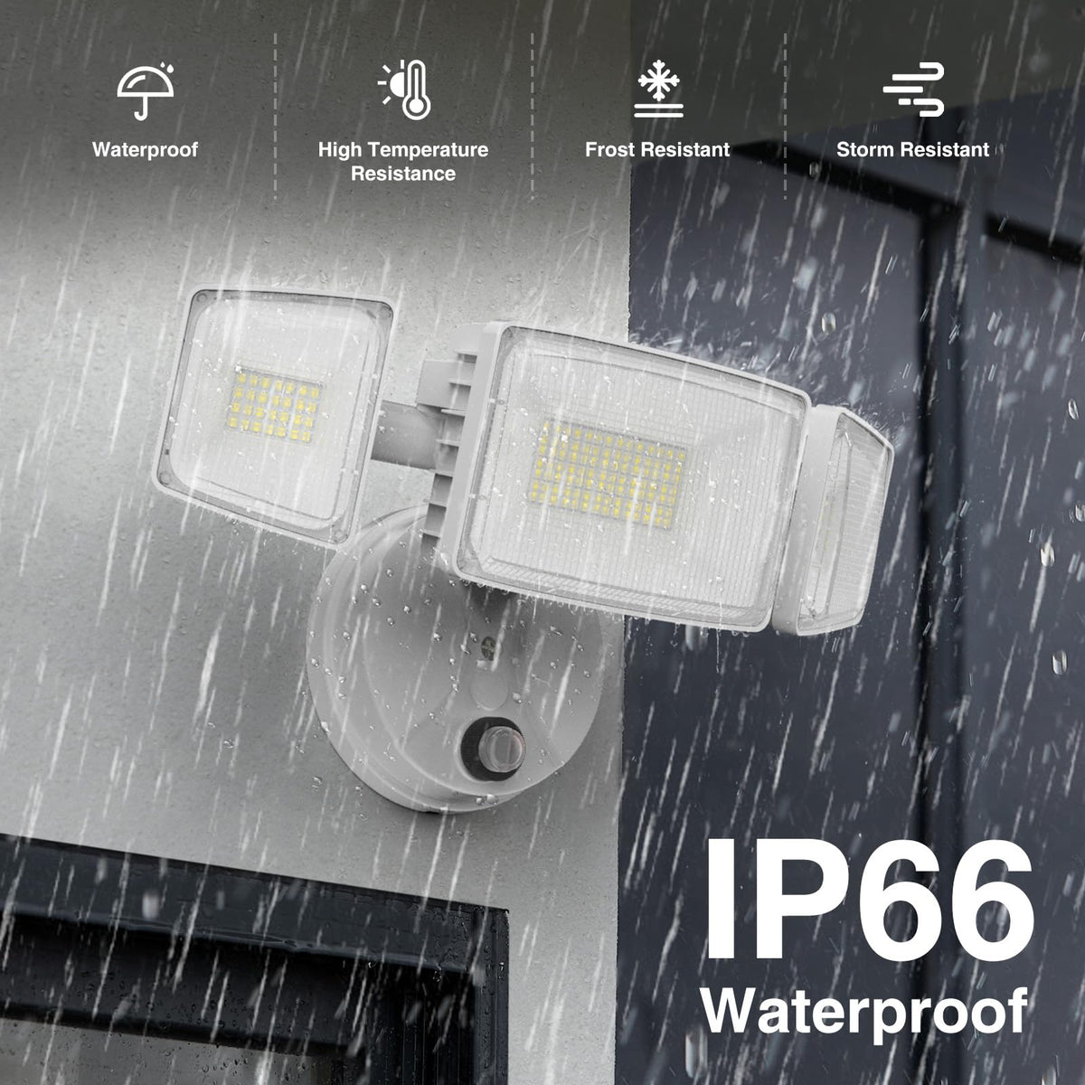 Onforu dusk-to-dawn photocell enabling automatic night illumination.