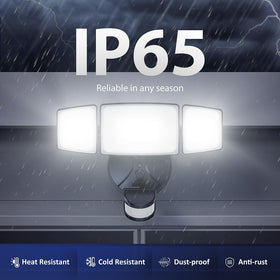 Onforu easy-install outdoor flood light with simple 3-step setup