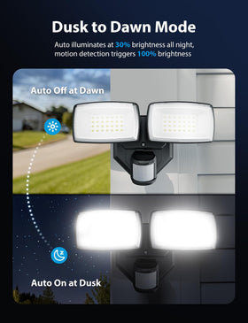 Onforu easy wired installation highlights quick setup outside the home.
