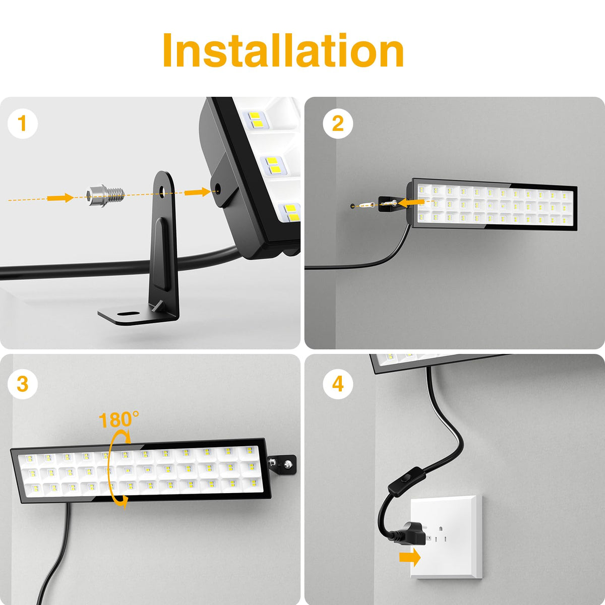 Onforu in-line switch enables quick power control from the cable.