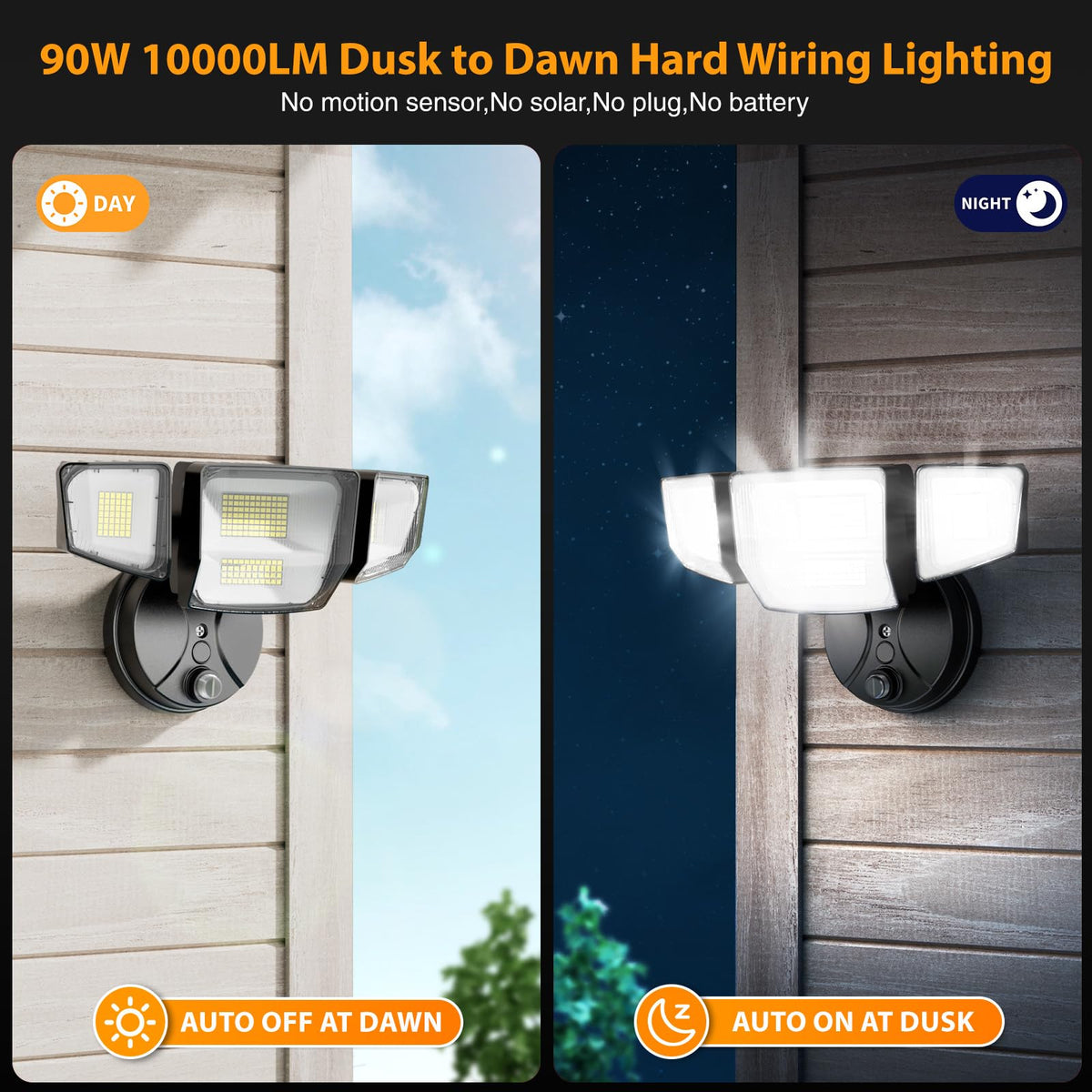 Onforu IP66 waterproof design for reliable performance in rain or snow.