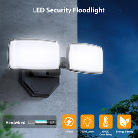 Onforu IP66 waterproof flood light resists rain and snow.