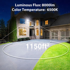 Onforu IP66 waterproof yard light withstands rain and snow for outdoor use