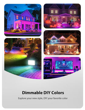 Onforu flood light with DIY color mixing for personalized hues