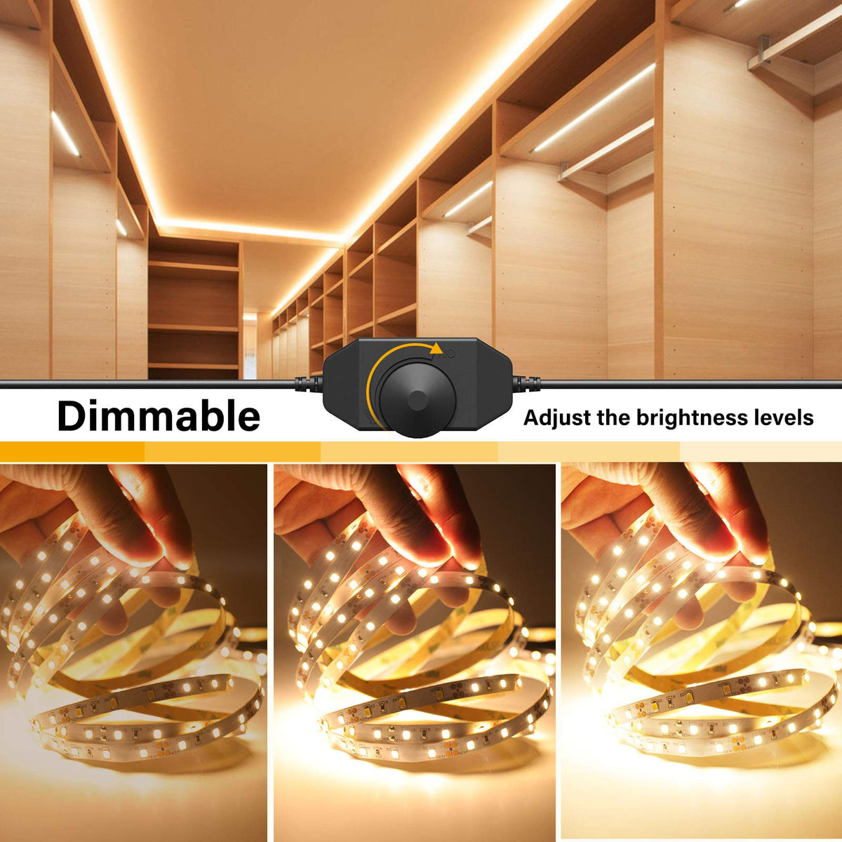 Onforu dimmer control enabling precise brightness for mood lighting