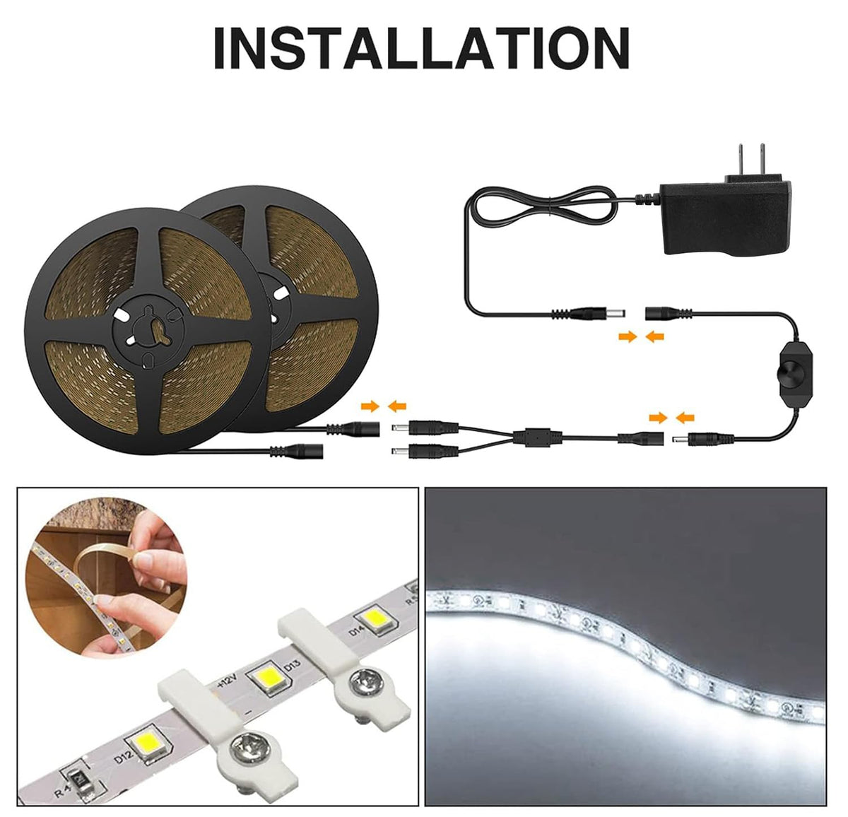 Onforu living room LED strip for mood decor and lighting