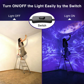 Onforu neon glow poster and paints illuminated by black light