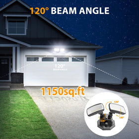 Onforu photocell dusk-to-dawn sensor enabling automatic operation.