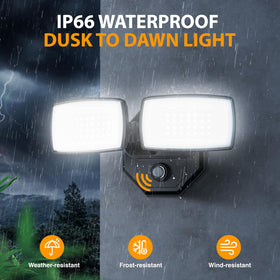 Onforu ready-to-install light includes all mounting and wiring accessories.