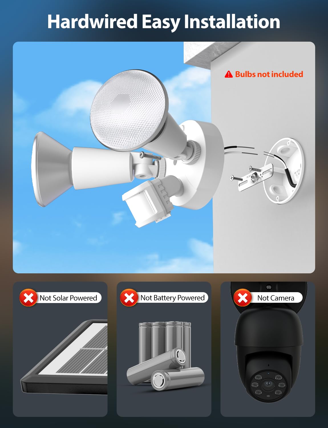 Onforu security-focused coverage lighting along driveway and yard