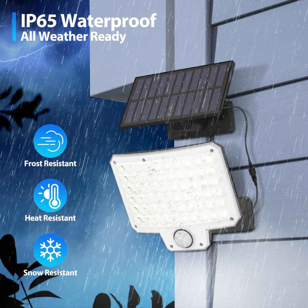 Onforu two pack solar lights for comprehensive outdoor coverage
