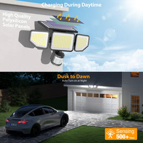 Onforu wide-angle coverage up to 270 degrees for driveways