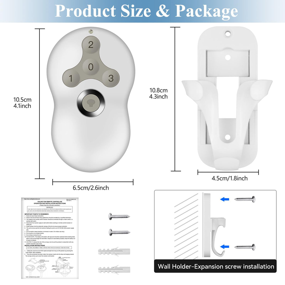 Onisamt included user manual for easy installation