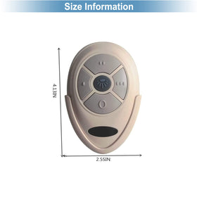 Onisamt remote’s light dimmer feature for adjustable room lighting