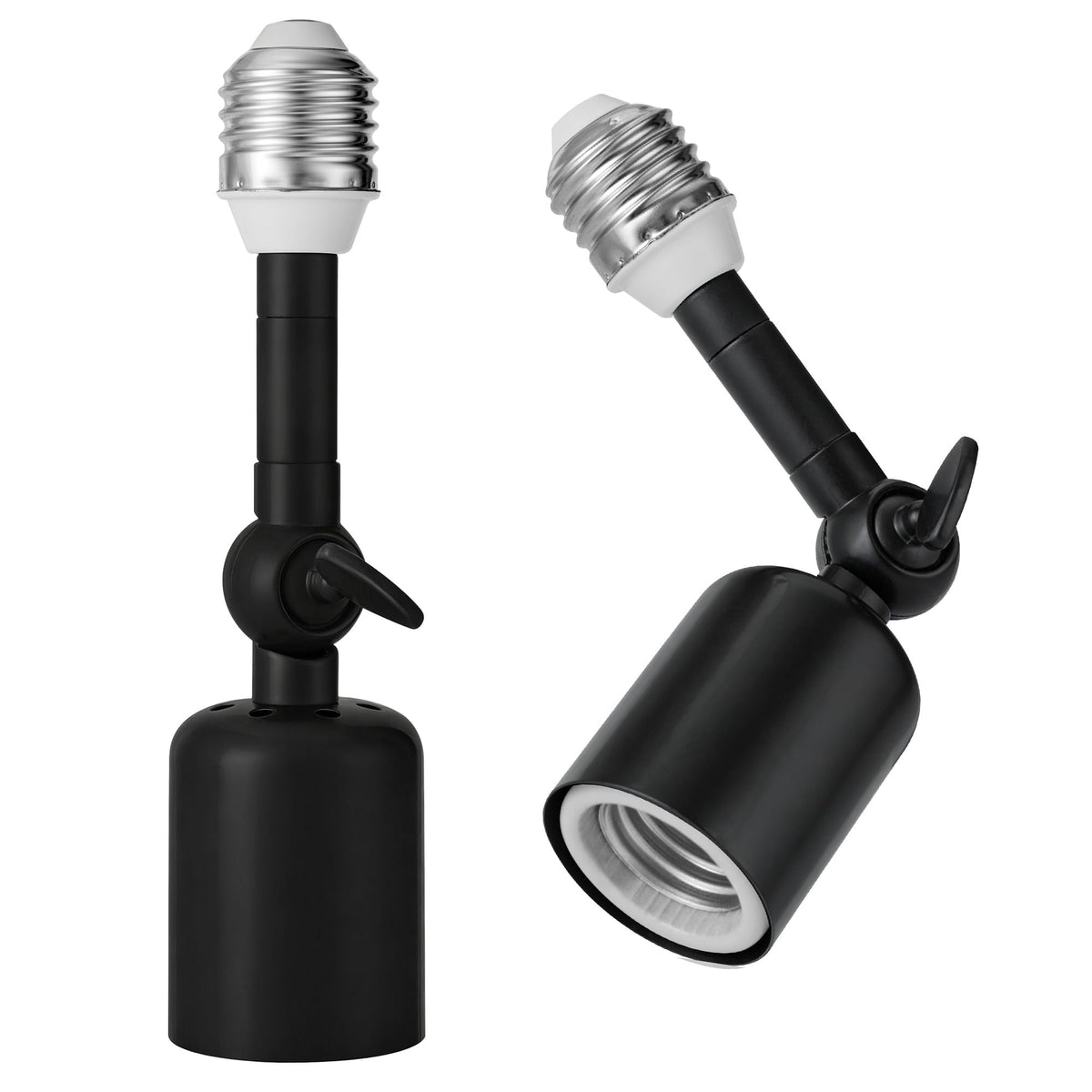 Onite heavy-duty light socket extender with 360-degree adjustment for flexible lighting.