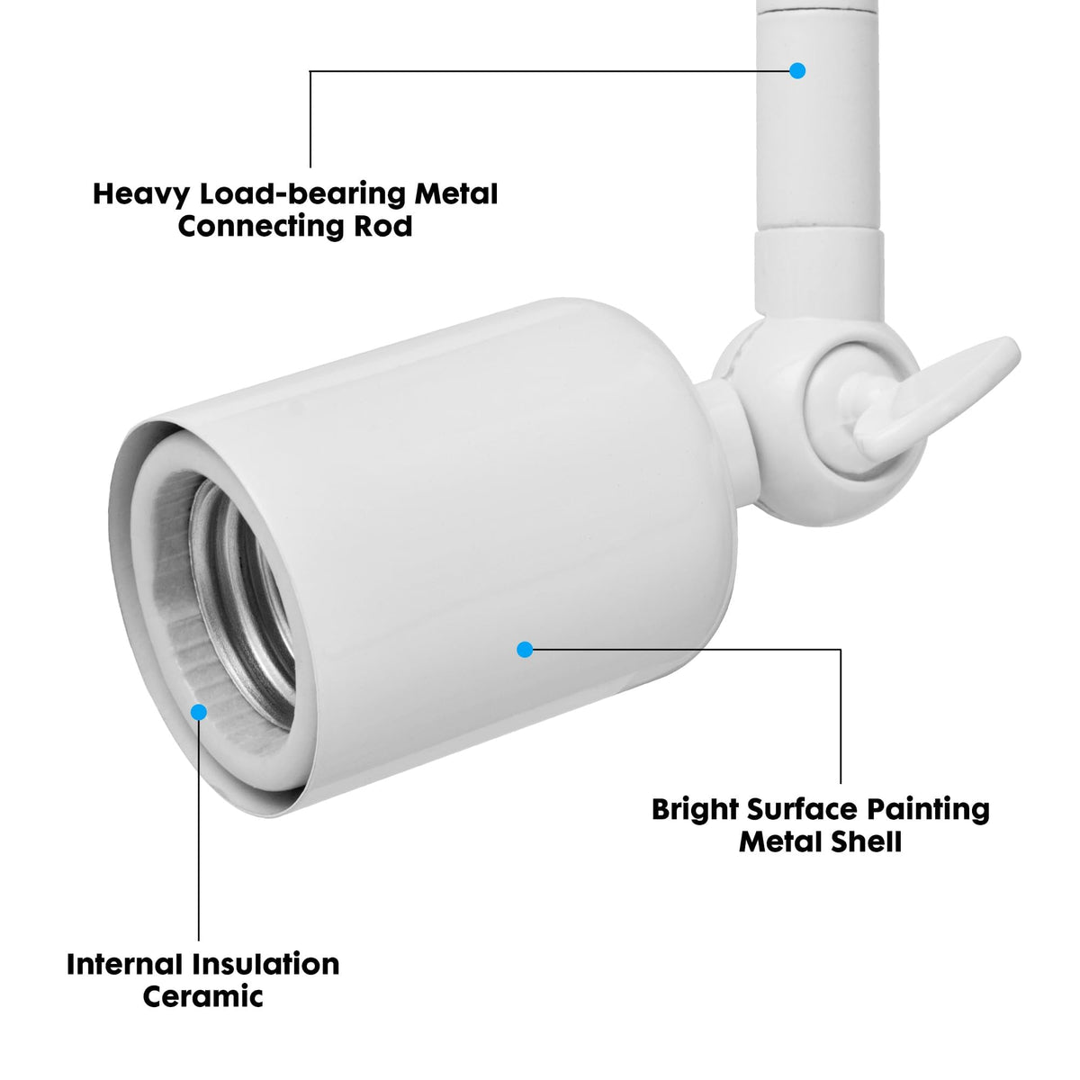 Onite quick-install bulb-style extender enabling tool-free setup