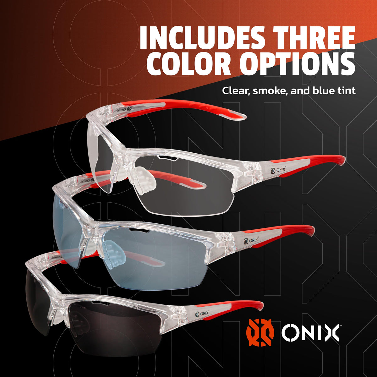 Onix Pickleball Owl Eyewear co-molded soft ear pads secure comfort