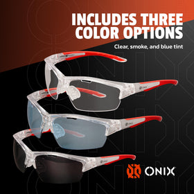 Onix Pickleball Owl Eyewear co-molded soft ear pads secure comfort
