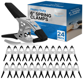 Online Best Service 6-inch clamps 24-pack for woodworking and glue-ups.