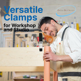 Clamps with hanging holes for easy storage by Online Best Service.