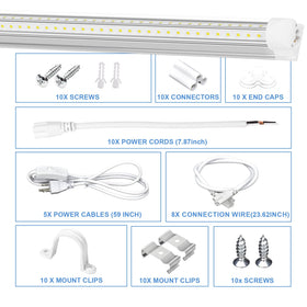 ONLYLUX 6750 lumens daylight 6500K output for crisp workspace illumination.