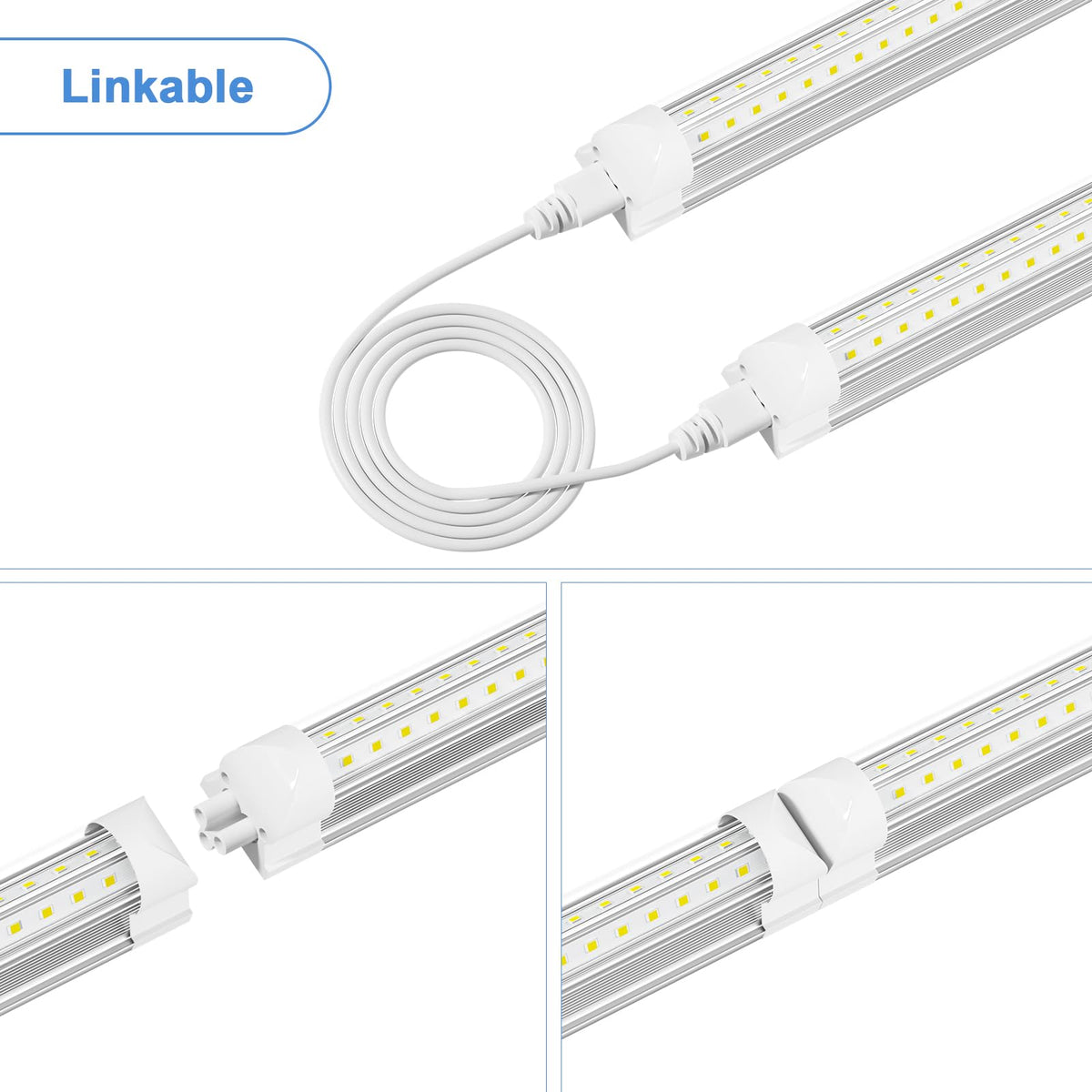 ONLYLUX eight link wires and five switch cables included for flexible wiring.