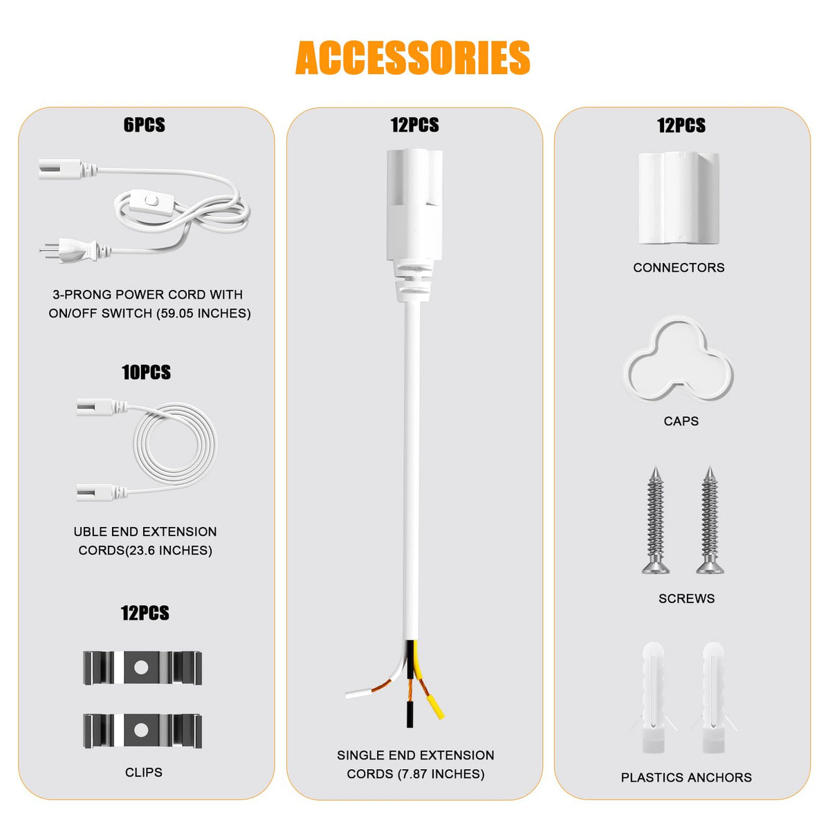 ONLYLUX 4ft shop light ideal for garages, basements, and storage areas.