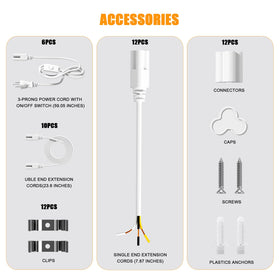 ONLYLUX 4ft shop light ideal for garages, basements, and storage areas.