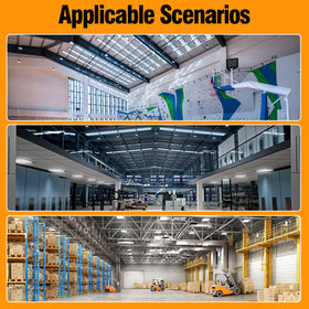 ONLYLUX industrial lighting for warehouses provides bright, reliable illumination across large spaces.