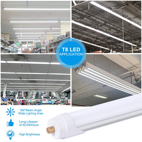 ONLYLUX 8ft LED tubes ideal for office and workshop illumination