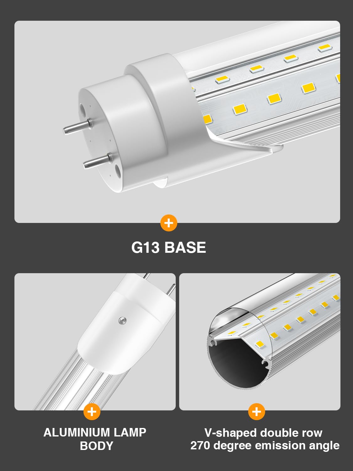 ONLYLUX ballast-bypass connection enables direct-wire installation