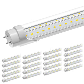 ONLYLUX T8 LED bulbs packaging shows easy retrofit options