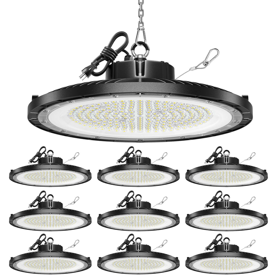 ONLYLUX UFO LED High Bay Light 150W, 5000K for warehouse illumination