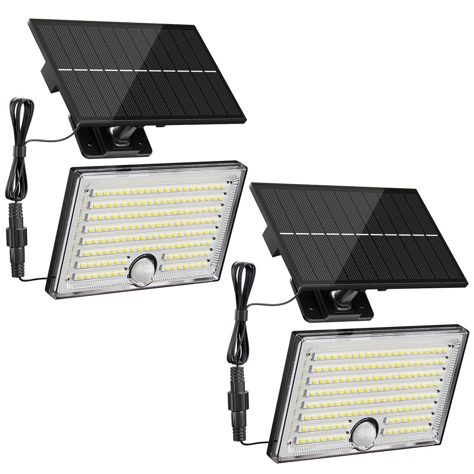 OnlyWin mini solar lights with motion sensor illuminate the entryway for safer access