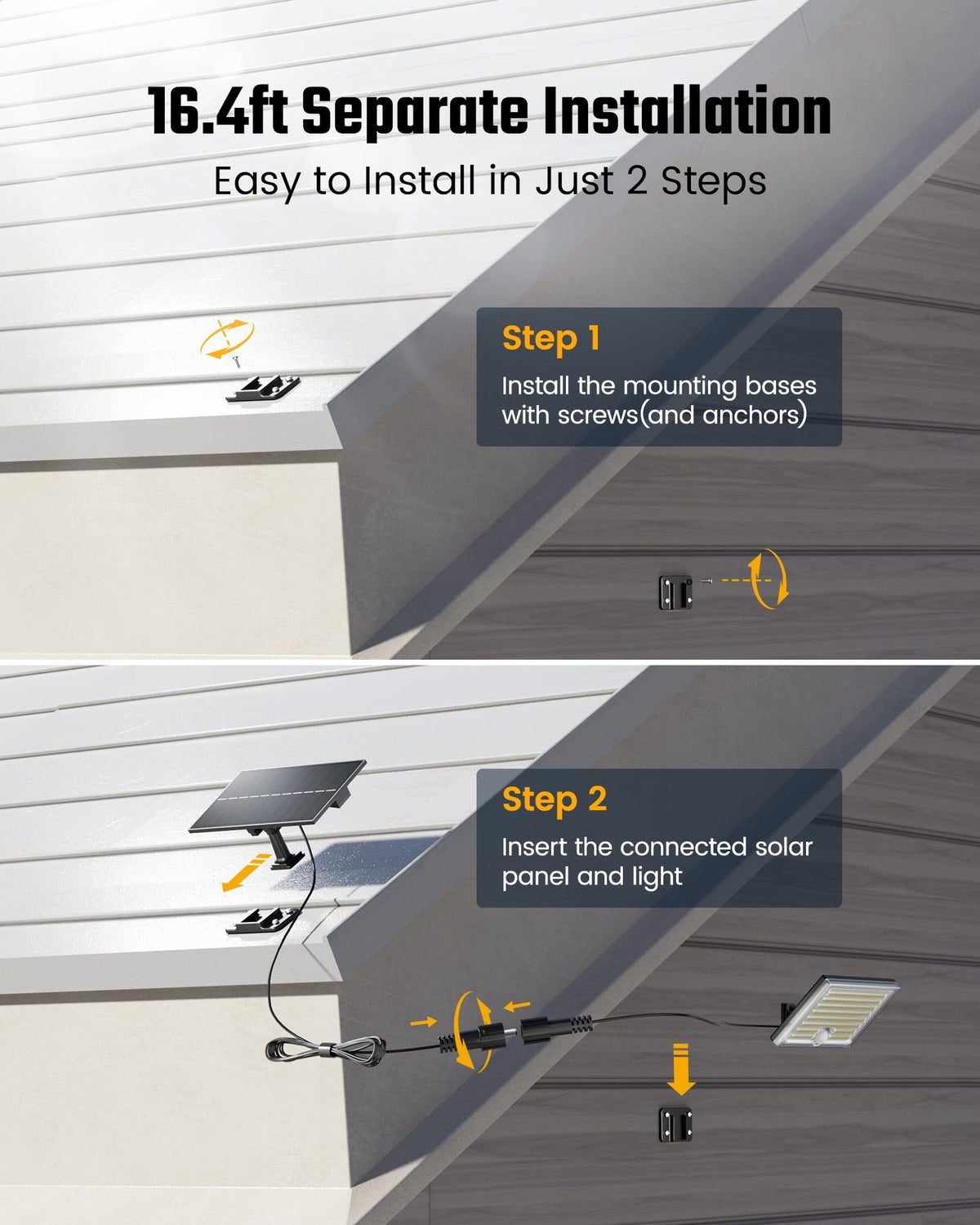 ONLYWIN Mini Solar Lights ideal for patios and yards, creating safe outdoor ambiance.