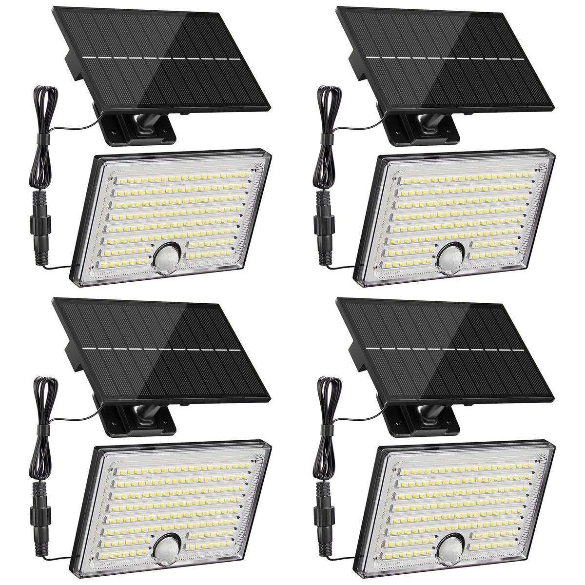 ONLYWIN Mini Solar Lights solar panel setup enables cordless charging and flexible placement.