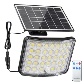 ONLYWIN solar light illuminates the front door for safer nighttime entries.