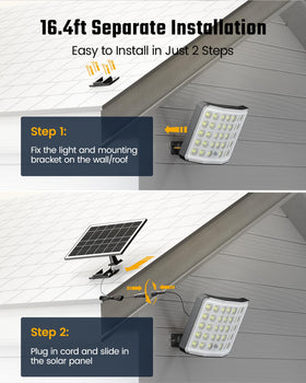 ONLYWIN IP65 housing withstands rain and cold for year-round reliability.