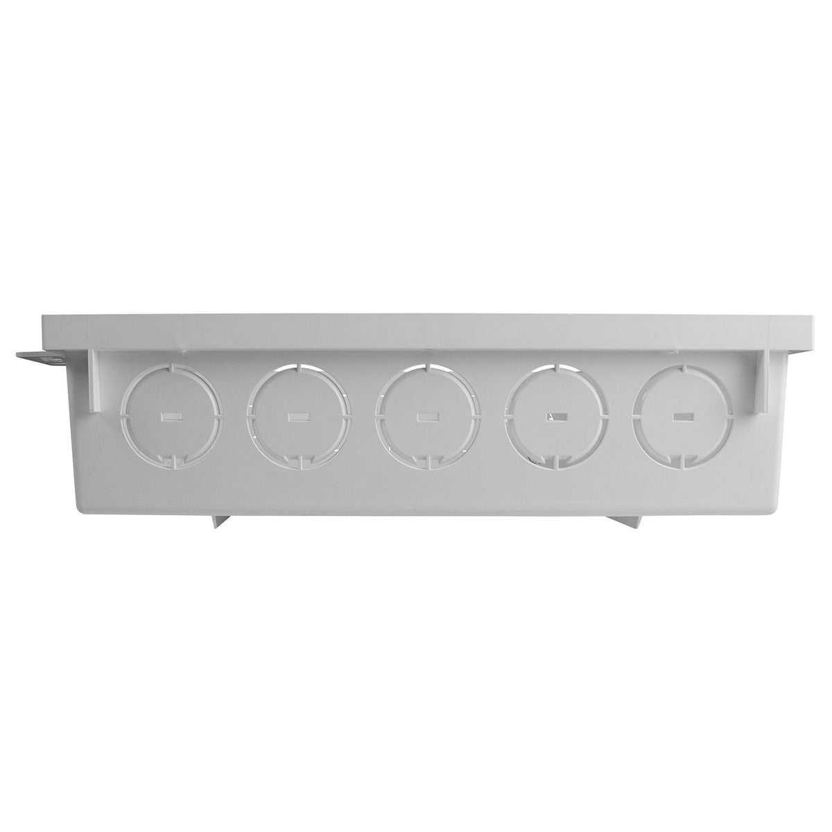 On-Q Legrand ENP2050-NA cable-management area keeps wires organized and accessible.