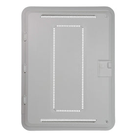 On-Q Legrand ENP2050-NA front view shows a sleek, low-profile enclosure for tidy networking.