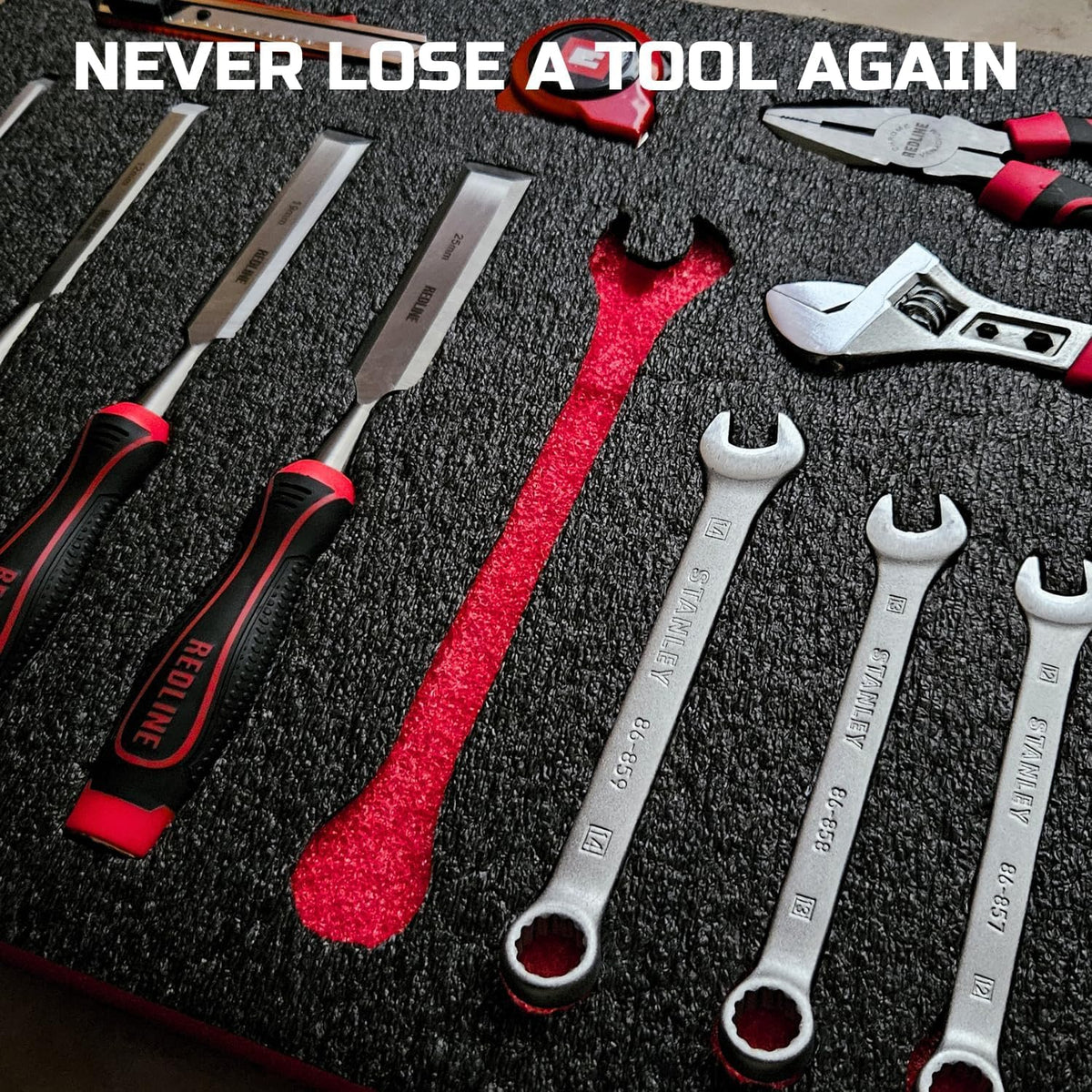 ONREVA foam is easy to cut and install for custom layouts.