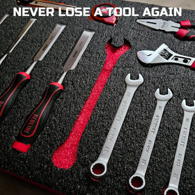 ONREVA foam is easy to cut and install for custom layouts.