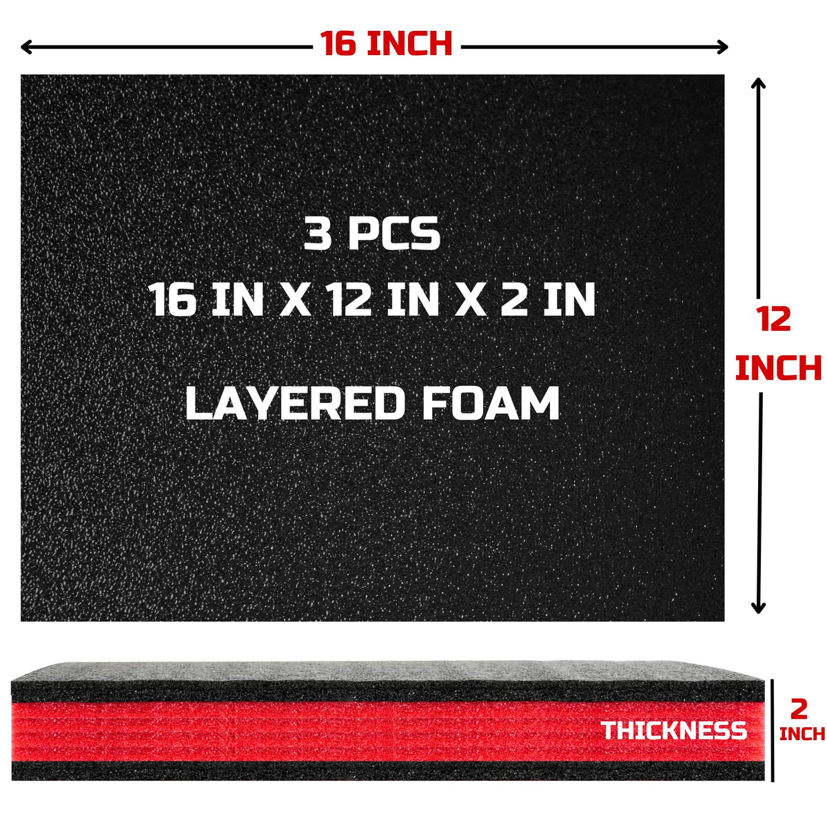 Easy-cut ONREVA foam inserts for fast, precise tool layouts.